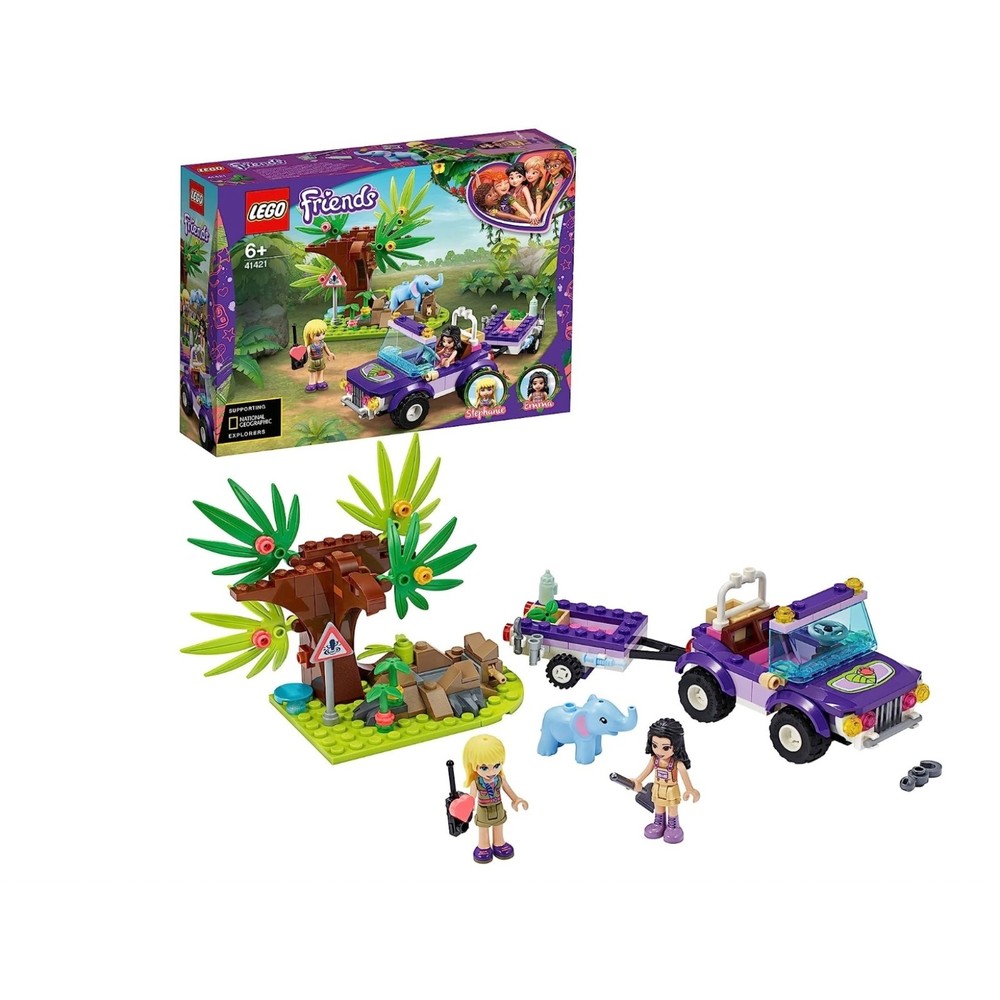 Lego 41421 Friends Baby Elephant Jungle Rescue Play Set
